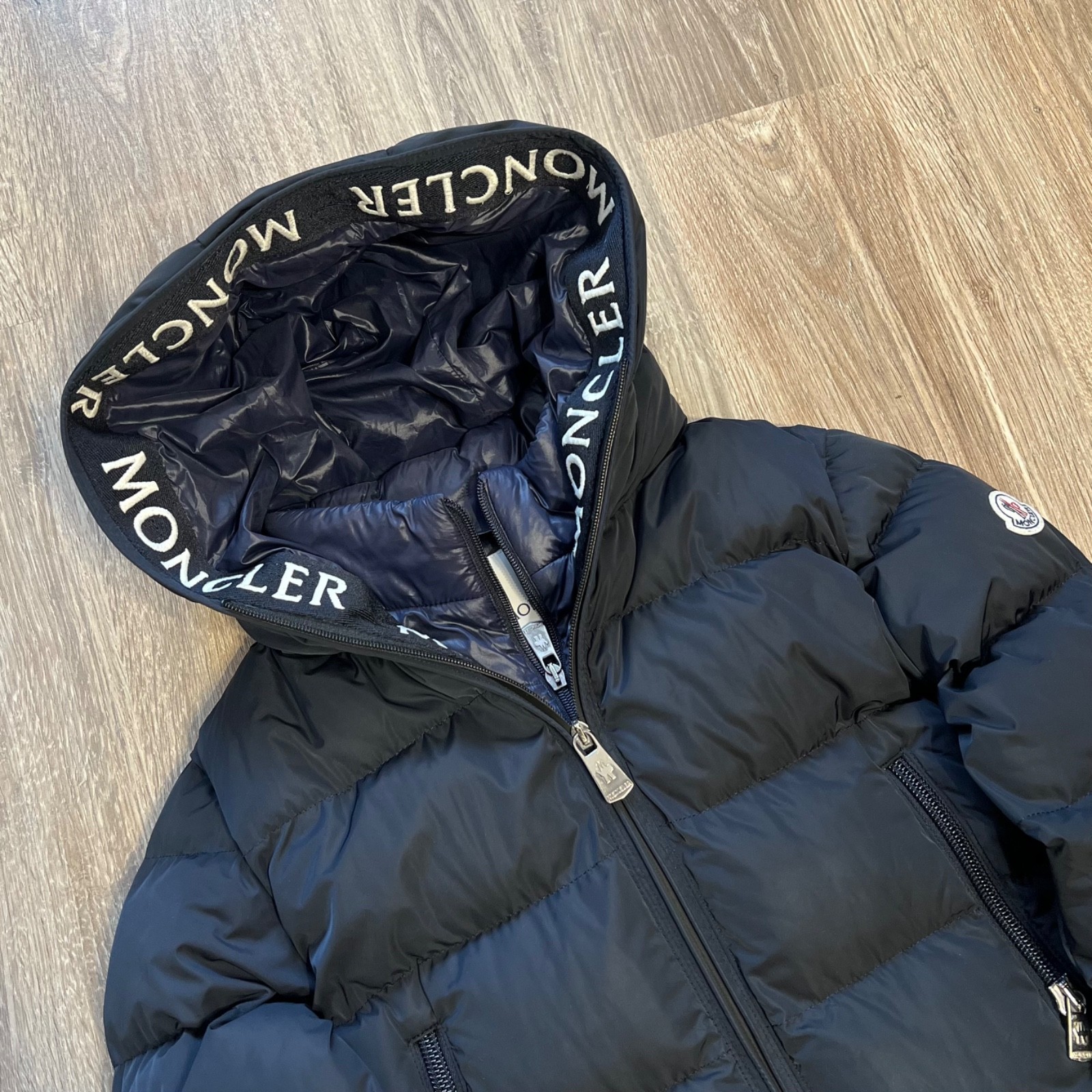 Moncler Montcla Size 1 Medium M Black Down Women's Puffer Jacket thumbnail 4