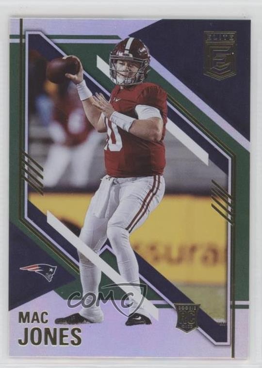 2021 Panini Donruss Elite Rookies Green Mac Jones #104 he0
