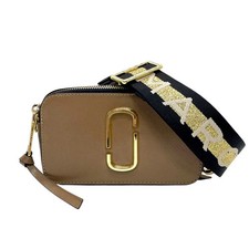 MARC JACOBS Snapshot White Leather Shoulder Bag M0014146 #OKB4499