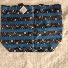 Rare Not for Sale New Unused Miki House Double B Tote Bag Eco Bag Blue