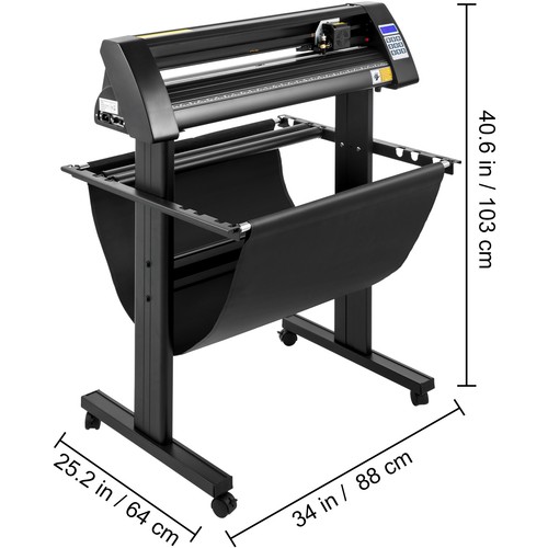 Plotter da Taglio Vinile Semiautomatico da 720mm con Luce Guida a LED - Afbeelding 8 van 12
