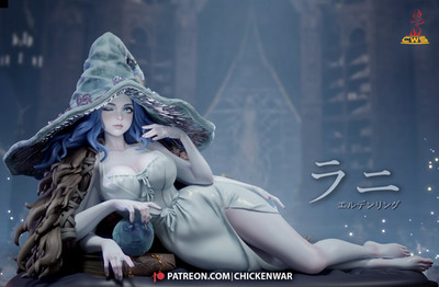 Ranny, Elden Ring, Mage, Zauberin, sexy Pin Up, Figur, 3D Druck, UNBEMALT