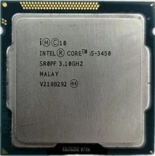 3rd Gen Intel i5-3450 LGA1155 CPU Processor SR0PF 4-Core 3.1 GHz 6 MB
