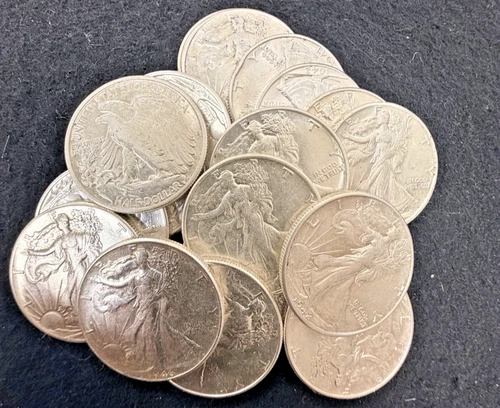 New ListingASSORTED DATES WALKING LIBERTY HALF DOLLARS SOLD PER PIECE!!! AU LIKE!