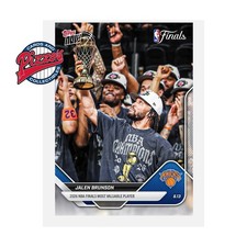 Jalen Brunson Finals MVP 2025-26 NBA Topps NOW Card 339 Presale