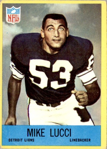 Mike Lucci #67 1967 Philadelphia card