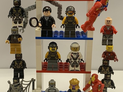 Marvel Lego Minifigure Lot Spiderman Thanos Iron Man Happy Hogan Antman & More - Picture 13 of 14