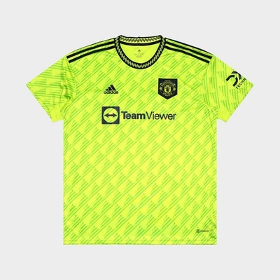 Manchester United B. Fernandes #8 2022-23 Third Shirt (HE2981) Green Extra Large