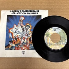 45 rpm Vintage 7” Vinyl Single Record Jukebox Bootsy’s Rubber Band Hollywood