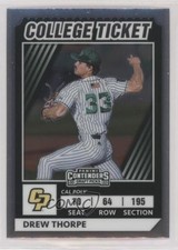 2022 Panini Elite Extra Edition College Tickets Optic Drew Thorpe #CTO-37 0j81