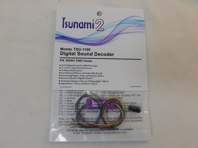 Soundtraxx Tsunami 2 885001 EMD Diesel TSU-1100 Digital Sound Decoder