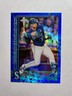 TYLER LOCKLEAR 2025 TOPPS CHROME LOGOFRACTOR ROOKIE BLUE RC /150