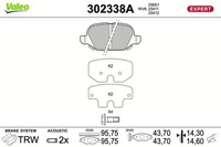 Bremsbelagsatz BremsklöTze Hinterachse FüR Fiat Panda 312 312_ 319_