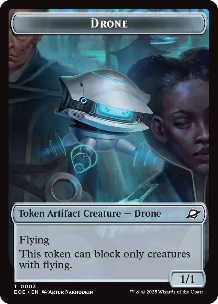 2025 MTG: EOE - Drone // Lander (0006) Doubled-Sided Token (#3 // 6, Token, NM)