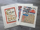 Large 1987 Japanese Keisuke Serizawa Woodblock Type Calendar (complete unused)