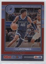 2024-25 Panini NBA Hoops Premium Red Prizm 15/99 GG Jackson II #106 2r3