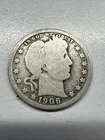 1906 Barber 90% Silver Quarter Philadelphia Actual Coin. Silver At $92 Per Oz