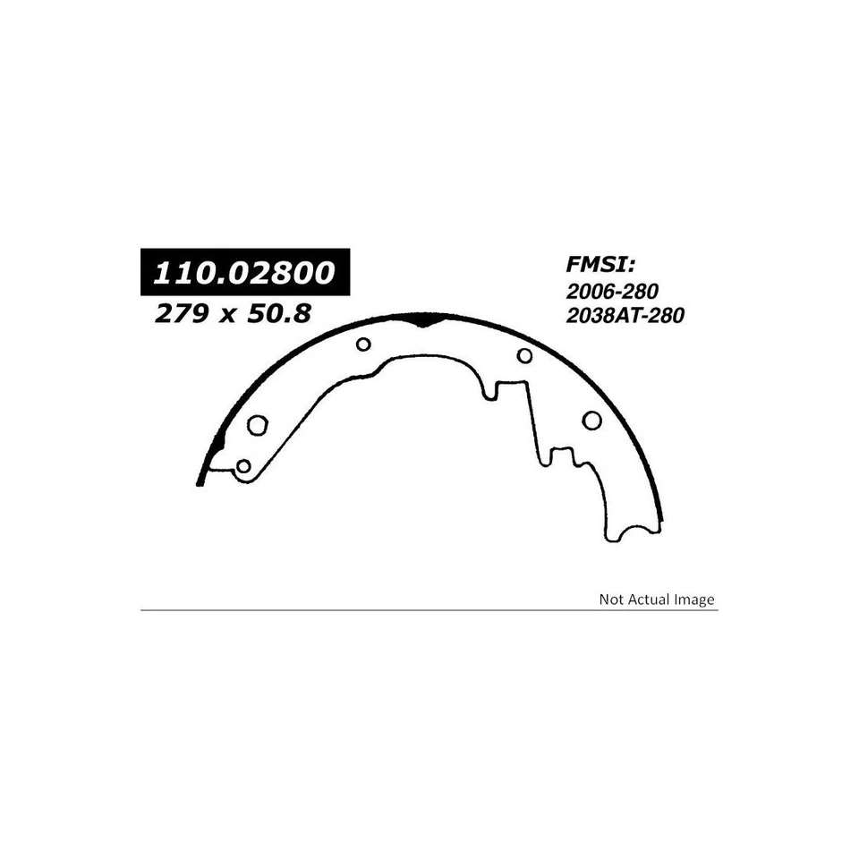 Juego de 8 zapatas de freno delanteras traseras Centric Parts para camioneta Chevrolet G10 5,0 L 1971 Foto 3 de 4
