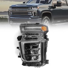 Headlight Assembly Compatible with Chevy Silverado 2500HD 3500HD 2020-2023