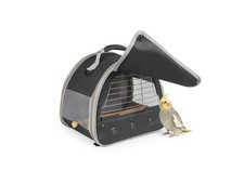 Orizzp Portable Small Bird Travel Carrier Cage Stand Perch Bird Carrier K310293