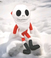 Disney Baby Nightmare Before Christmas Jack Skellington Santa 14" Plush Toy