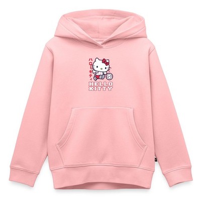 Hello Kitty Spielt Fussball Sport Kinder Premium Organic Hoodie