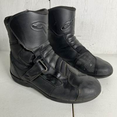 #ad Alpinestars Boots Mens Size 12 Black Ridge 2 Air Motorcycle Riding $100.00
