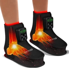 2 Boots:  Infrared Therapy Slippers for Neuropathy Pain Relief Red Light Device