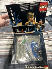 LEGO Space: Alpha-1 Rocket Base (483) W/ Box & Instructions 100% Complete