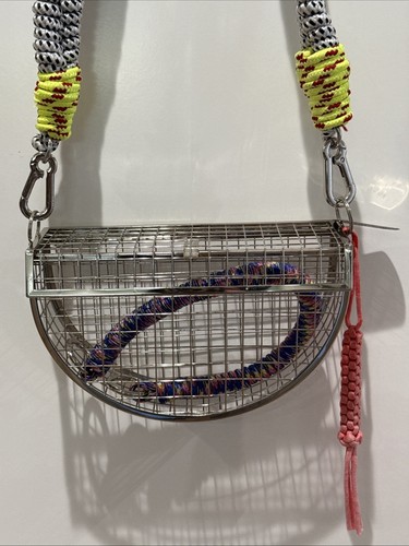 326 Bolso Cartera de Metal Jaula Táctica con Cordón elástico Lariat Bolso Bandolera - Imagen 9 de 17