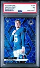 2025 Panini Mosaic Rookie Variation Jaxson Dart #288 Blue Scope Rc PSA 7 Prizm