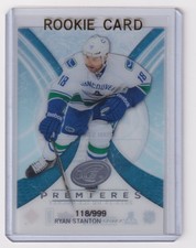 2013-14 Premieres Ryan Stanton Rookie 118/999 Vancouver Canucks #71