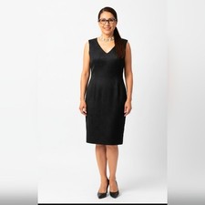 Tahari Elegant Strapless Black Dress New W Out Tags
