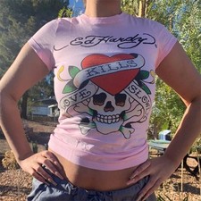 Women  s Ed Hardy Tee