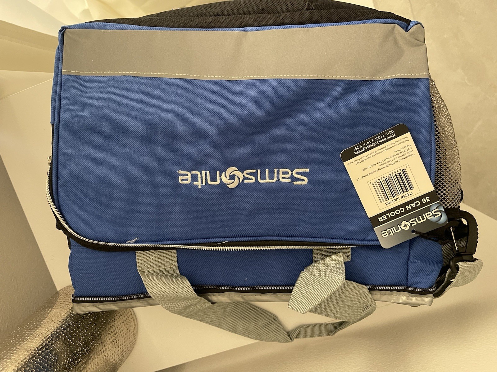 Bag &ndash; Blue & Gray (new With Tags)