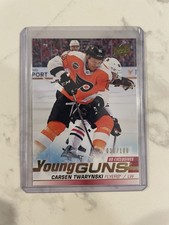 2019-20 Upper Deck Young Guns Exclusive Carsen Twarynski #214 (RC)