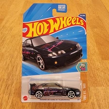 Hot Wheels Nissan Skyline GT-R (BCNR33) 2025 HW 70s vs 90s Dark Blue Metallic