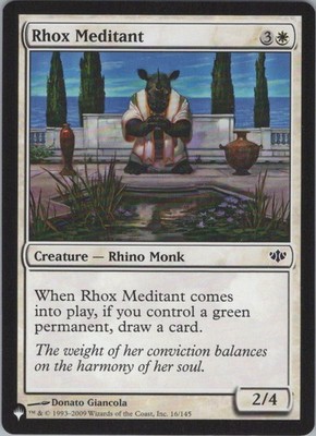 Rhox Meditant C The List Reprints 16/145 NM