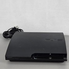 Sony Playstation 3 Slim Console Gaming System /Power Cord Working CECH-2501B PS3