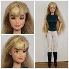 Rare International Vintage 1998 Horse Lovin Barbie Doll Blonde Articulated Cute