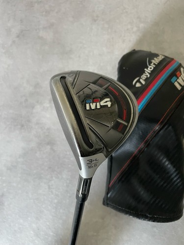 Left Hand Taylormade M4 3 HL Wood, 16.5 Degree, Regular Flex Atmos Red 6 Shaft - Picture 2 of 8