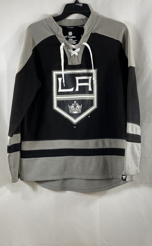 Fanatics Women's LA Kings Super Mission Slapshot Lace-Up Pullover Sweatshirt M