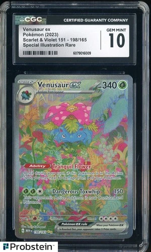 2023 Pokemon MEW EN Special Illustration Rare #198 Venusaur ex CGC 10 GEM MINT