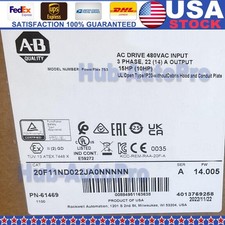 Allen Bradley 20F11ND022JA0NNNNN PowerFlex 753 AC Drive US Free Tax
