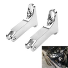 Chrome Extended Passenger Foot Peg Kit For Harley Touring Road Street Glide