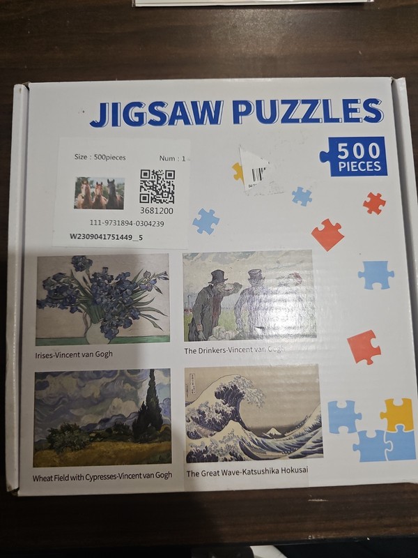 Staytop Jigsaw Puzzle Set Of Four 500 Piece Puzzles (F2)