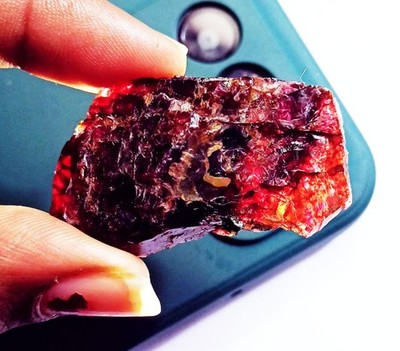 Natural Red Painite Earth Mined Rough Loose Gemstone 124.45+ Ct Certified