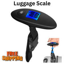 Portable Luggage Scale 40kg Digital Hanging Travel Bag Scale LCD