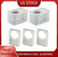 10pcs Coin Display Slabs 38mm Graded Storage ...