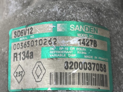 8200037058 SANDEN klimakompressor RENAULT TWINGO CO6 1.2 ALIZE elrop108262